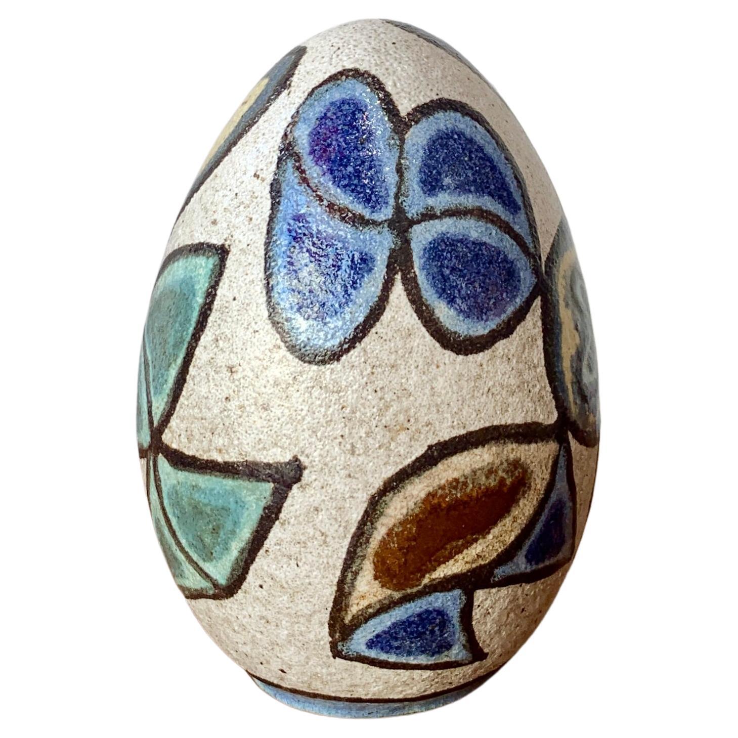 Francisco Brennand, Ceramic Egg, C. 1970 For Sale