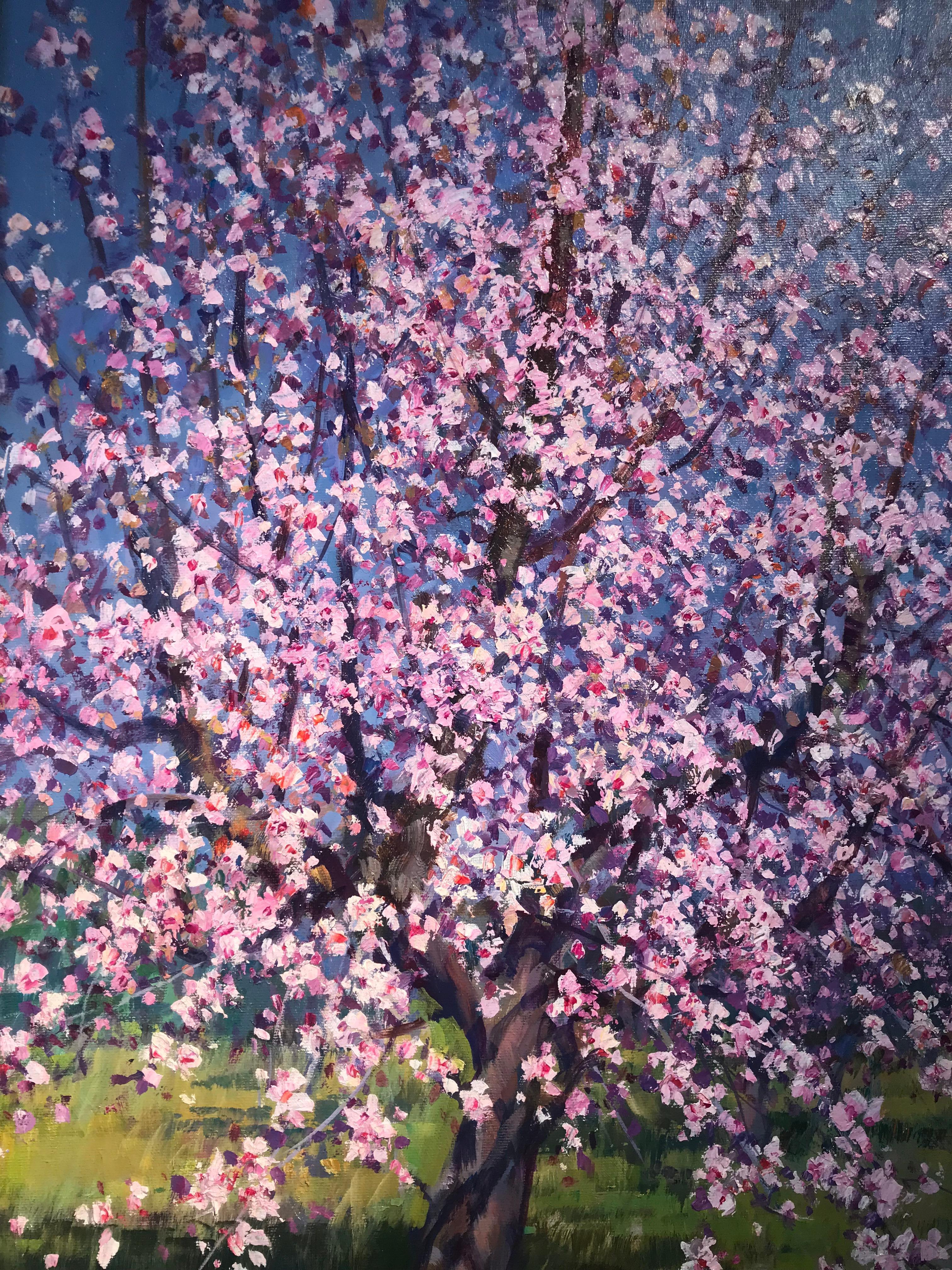 pink tree painting