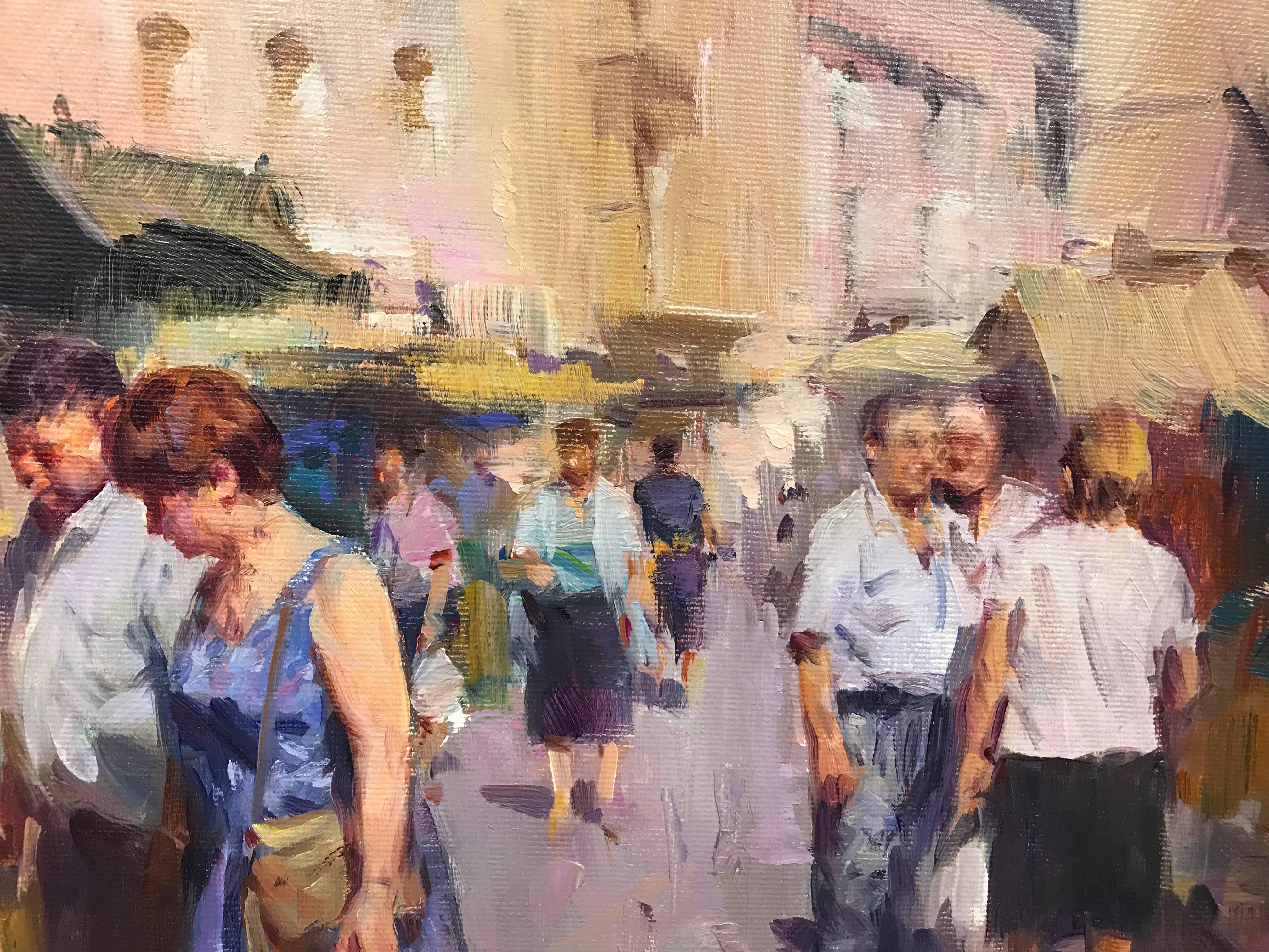 street market painting