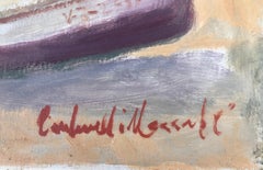 menders on the beach Spain oil on canvas painting spanish seascape