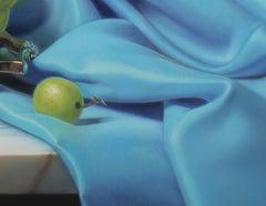 "Celestial Dinner" (2024) Oil Still-Life Painting on Panel