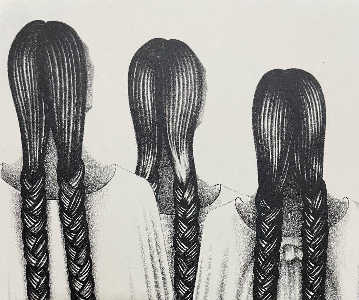 Donne di Oaxaca - Print Realismo di Francisco Dosamantes