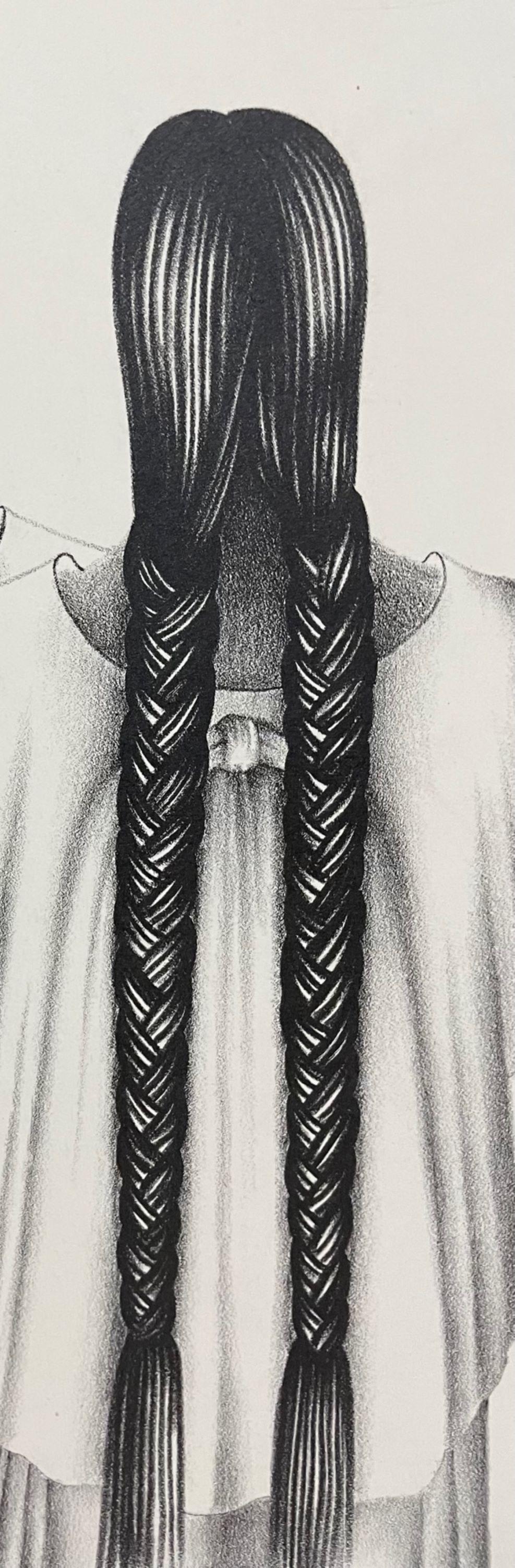 Donne di Oaxaca - Figurative Print Grigio di Francisco Dosamantes