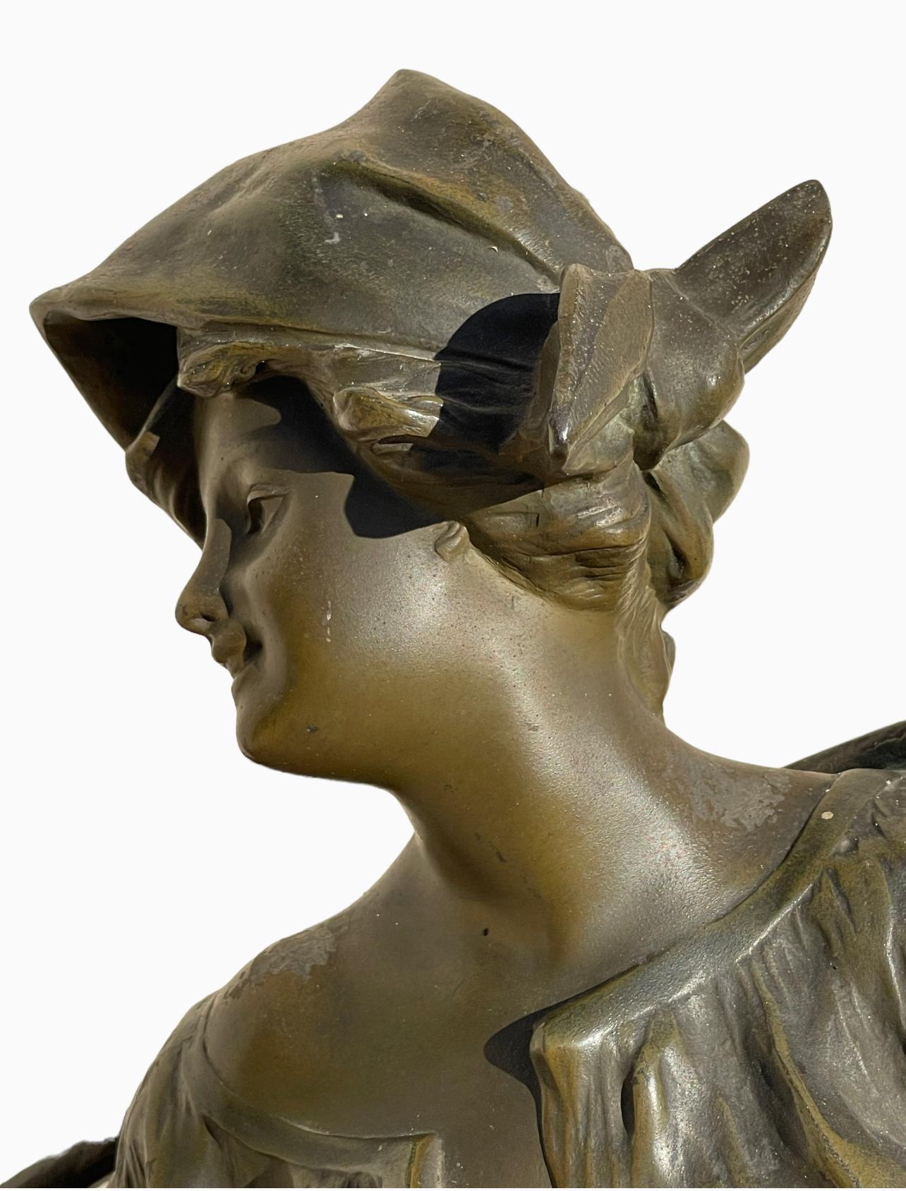 Metallo Francisco FLORA (1858-?) - Samac, Riconquistare l'amore in vendita