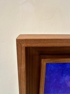 Francisco Franco Yves Klein Blue Abstract Framed Painting