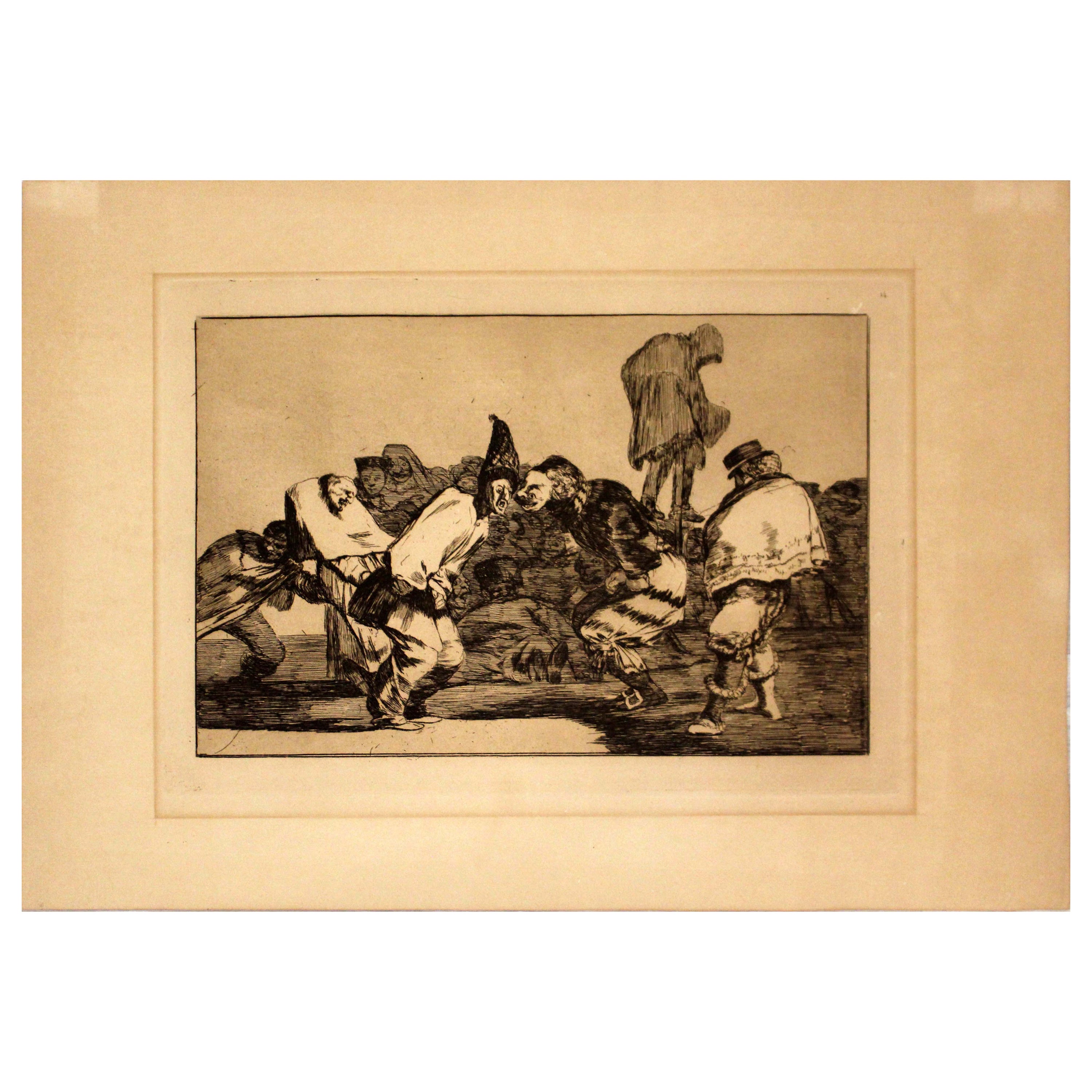 Francisco Goya Carnival Folly Posthumous 1st Edition 1864