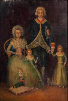 After Francisco Goya "Osuna Family" Oil on Canvas