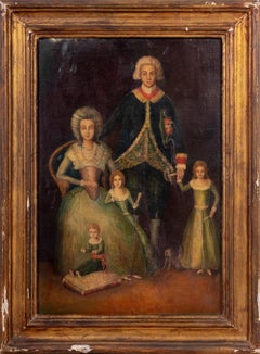 Huile sur toile « Osuna Family » d'après Francisco Goya
