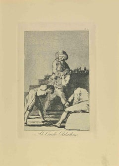 Al Conde Palatino - Gravure de Francisco Goya - 1881