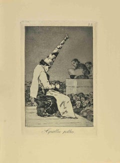Gravure de Francisco Goya - Aquellos Polbos - 1881
