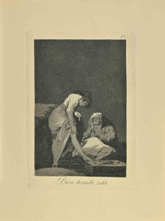 Bien Triada Esta - Gravure de Francisco Goya - 1881