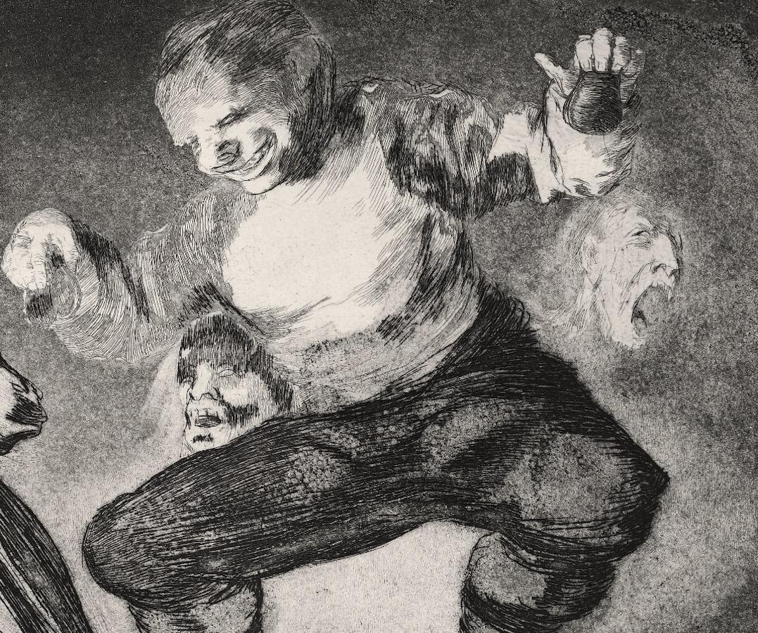 Bombalicòn - Original Etching by Francisco Goya - 1902 1