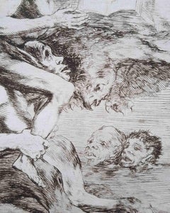 Devota Profesion from Los Caprichos - Etching by Francisco Goya - 1799