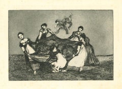 Disparate Feminino - Original Etching - 1875