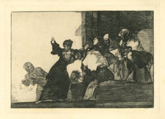 Disparate Pobre  - Original Etching - 1875