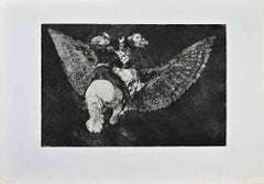 Disparate Volante - Etching by Francisco Goya - 1864