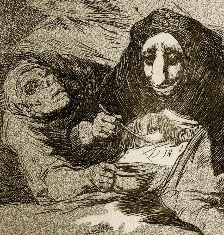El Vergponzoso (Il Vergognoso) - Print Antichi maestri di Francisco Goya