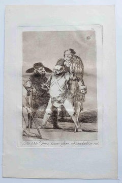 Es ist ustedpues ...eh!como digocuidado aus Los Caprichos von Francisco Goya-1799