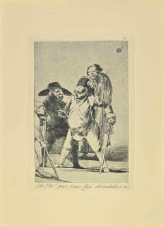 Êtes-vous… eh bien… - Gravure de Francisco Goya, *Modern Style*, 6e édition, 1881