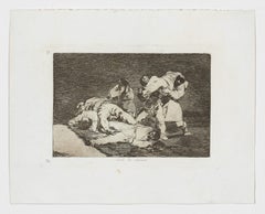 Francisco De Goya Desastres de guerra Sera lo mismo 1edition Original-Kunstdruck 