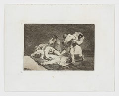 Francisco De Goya Desastres de guerra Sera lo mismo 1edizione stampa d'arte originale