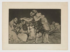 Antique Francisco De Goya Disparates Disparate desordenados 1edition original art print 