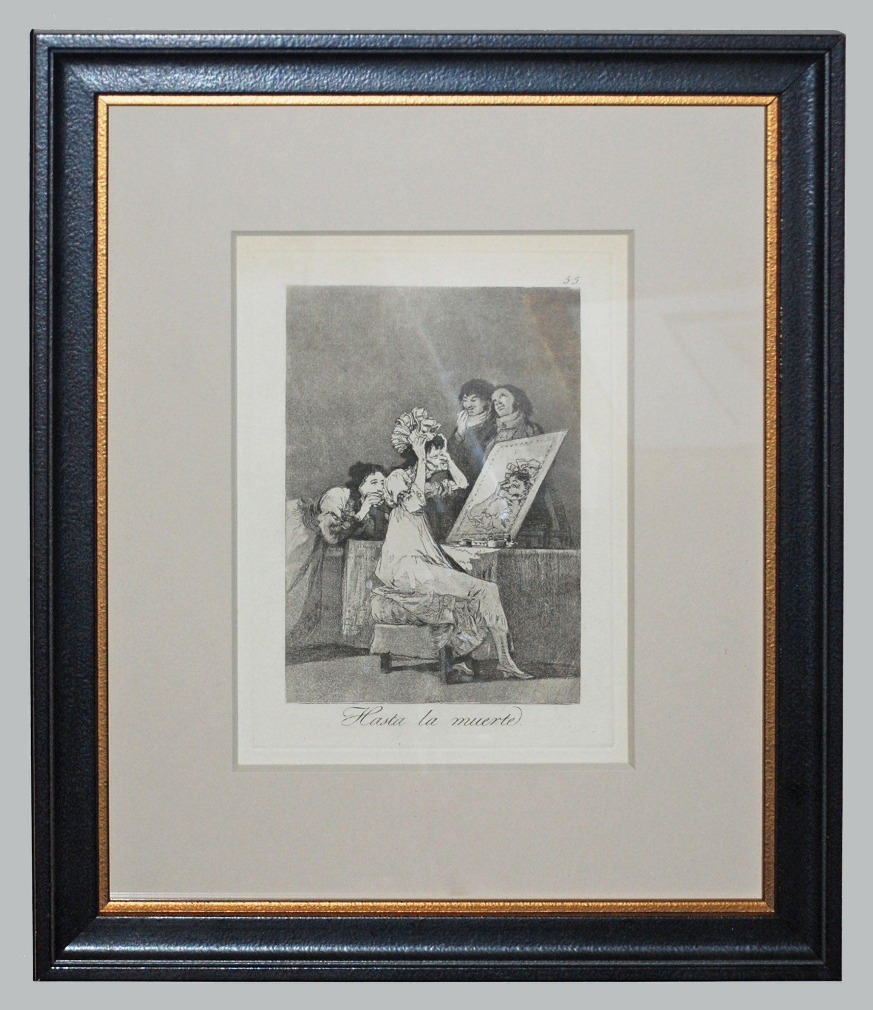 Francisco Goya fino alla morte (Ristampa successiva) 1