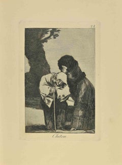 Hush (Chiton) - Gravure de Francisco Goya - 1881