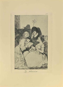 La Filiacion - Radierung und Aquatinta von Francisco Goya - 1881