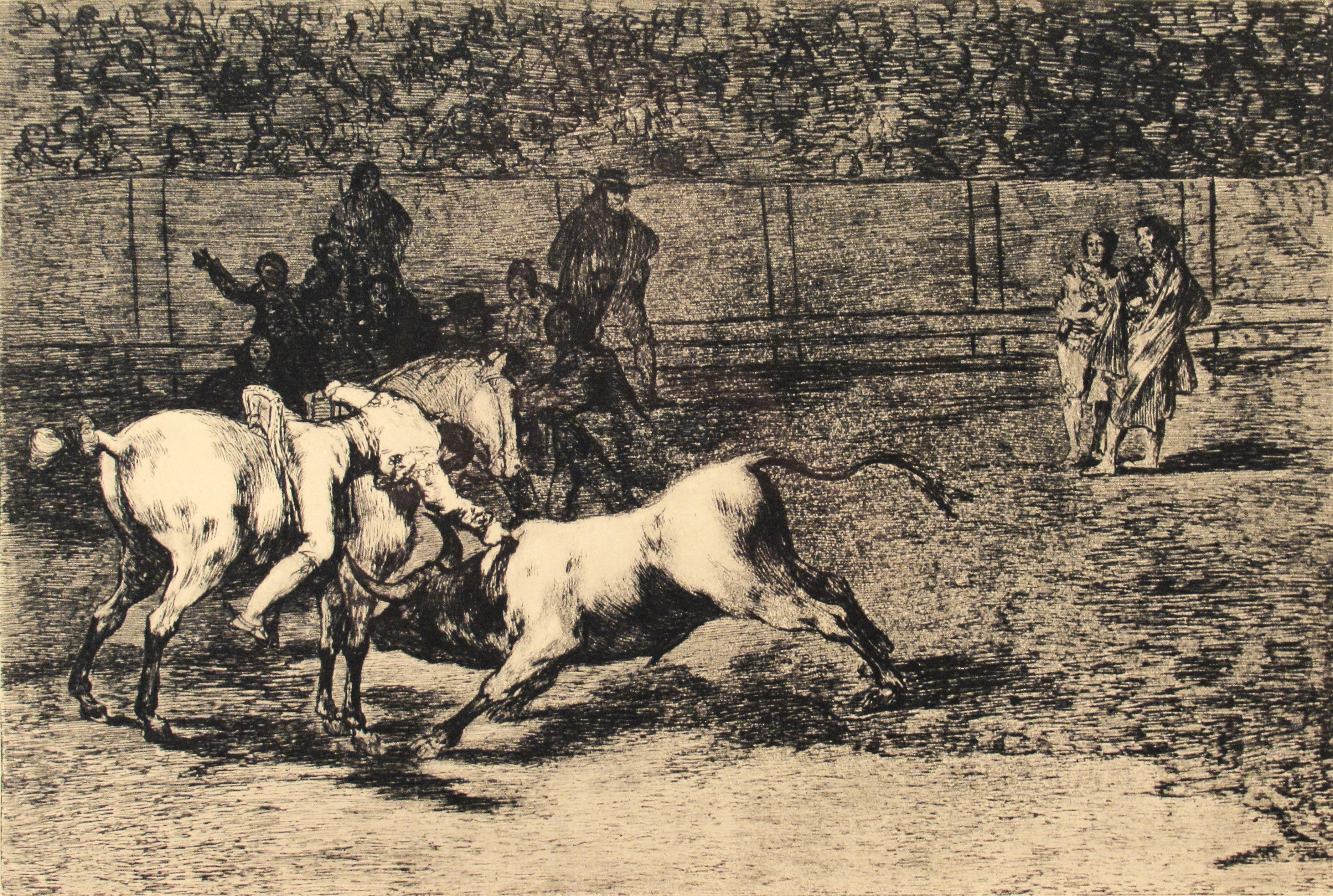 La Tauromaquia, Teller #23 (Realismus), Print, von Francisco Goya