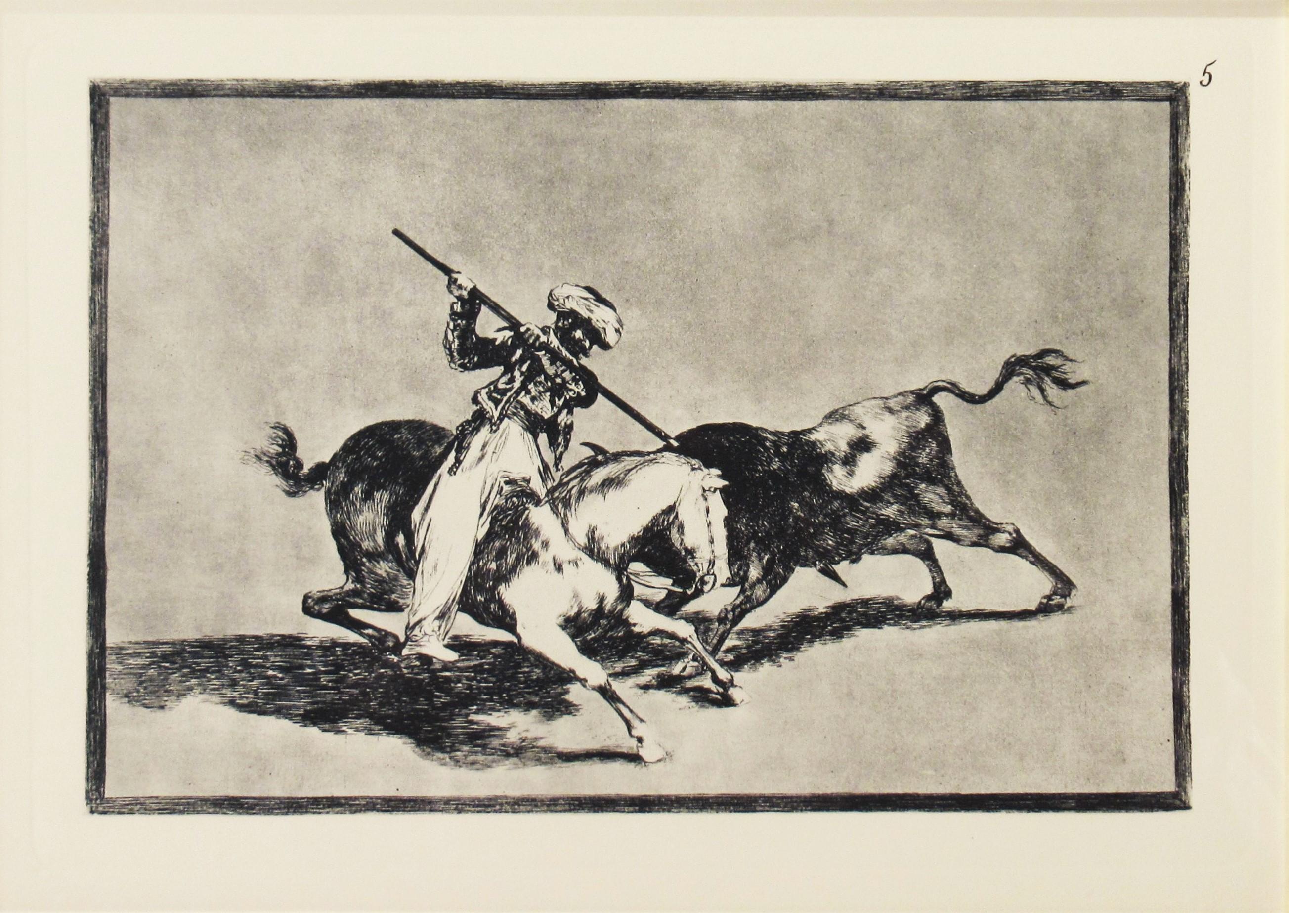 La Tauromaquia, Plate #5 - Print by Francisco Goya