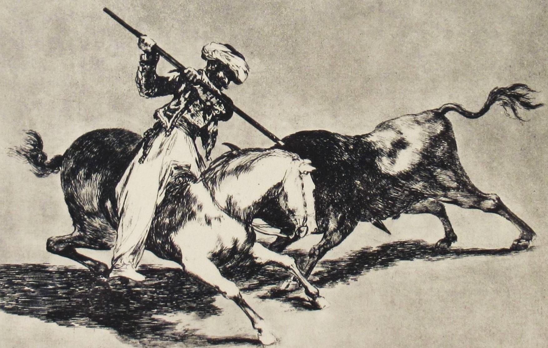 La Tauromaquia, Plate #5 - Realist Print by Francisco Goya