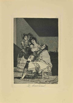 Gravure de Francisco Goya - Le Descanona - 1881