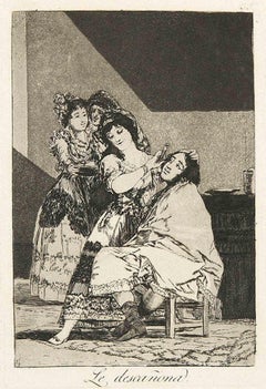 Le Descañona - Origina Etching after Francisco Goya - 1881/86