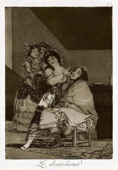 Le Descañona - Origina Etching by Francisco Goya - 1868