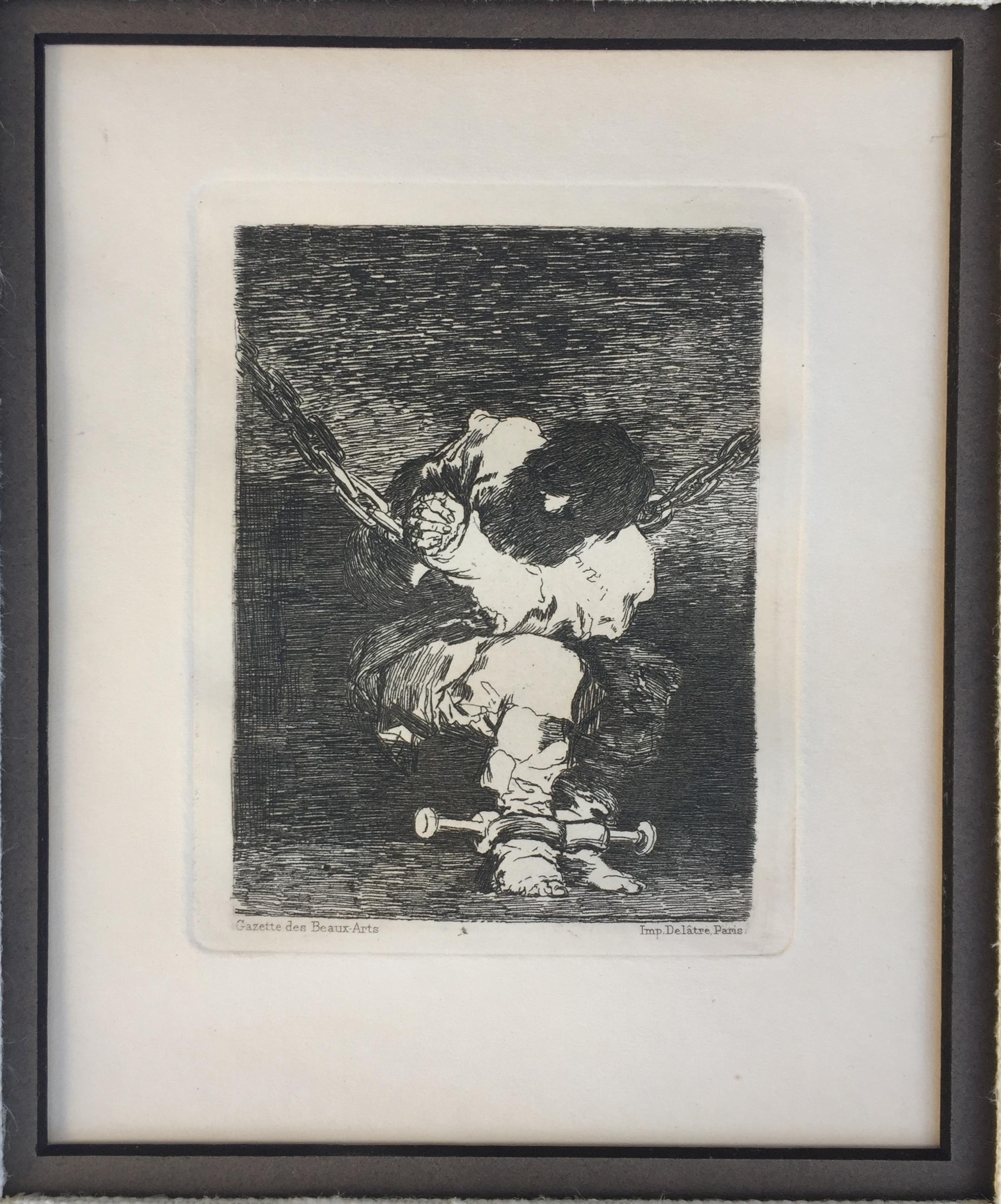 Little Prisoner - Print by Francisco Goya