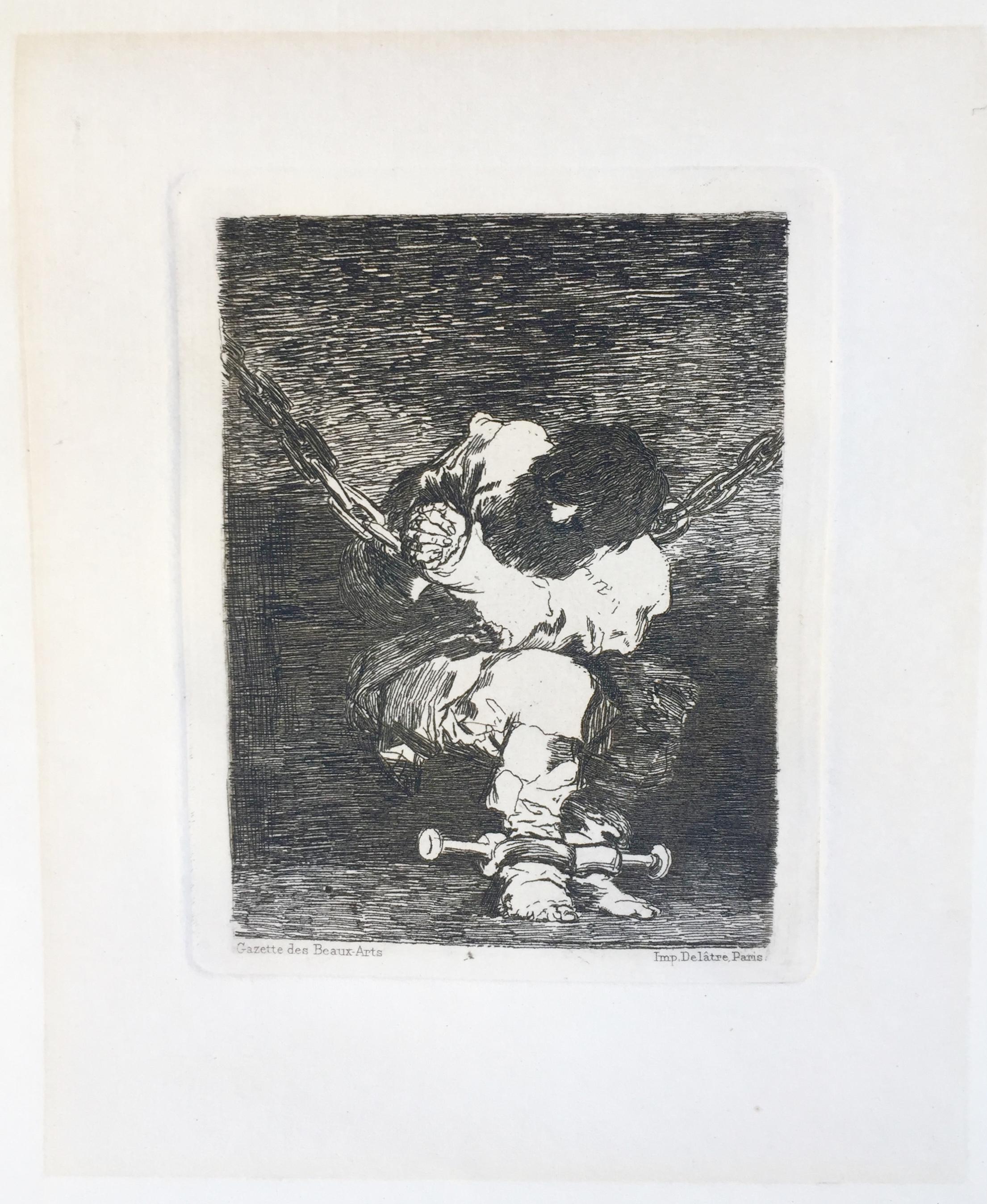 Kleiner Häftling (Alte Meister), Print, von Francisco Goya