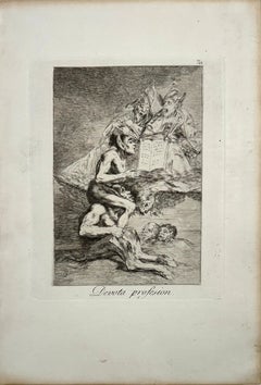 Los Caprichos, Plate 70 (Devota Profesion