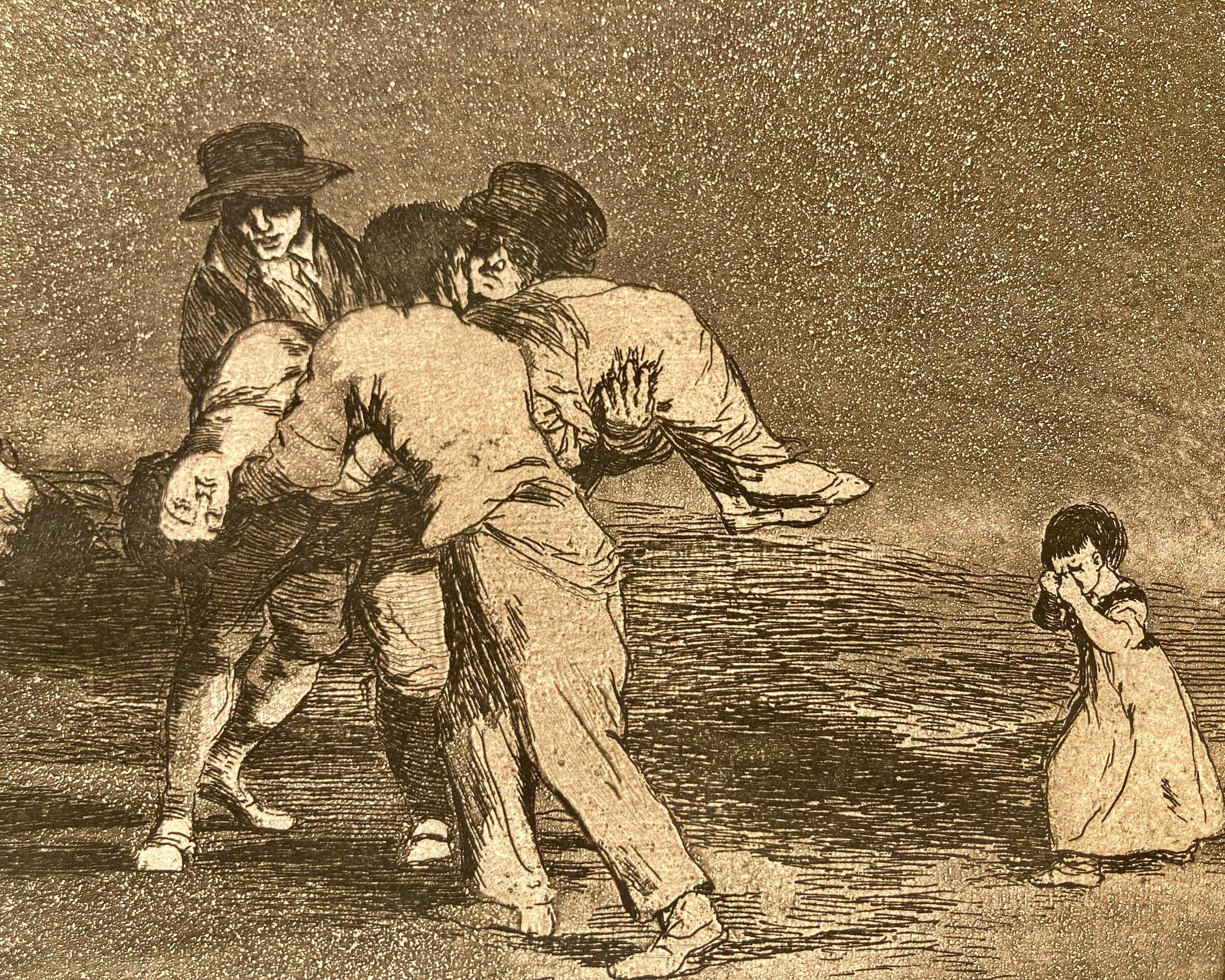 MADRE INFELIZ (Unglückliche Mutter) – Print von Francisco Goya