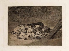 Muertos recogidos – Radierung von Francisco Goya – 1863