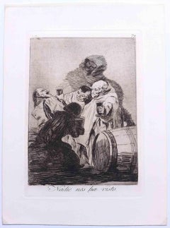 Nadie nos ha visto from Los Caprichos- original Etching by Francisco Goya - 1878