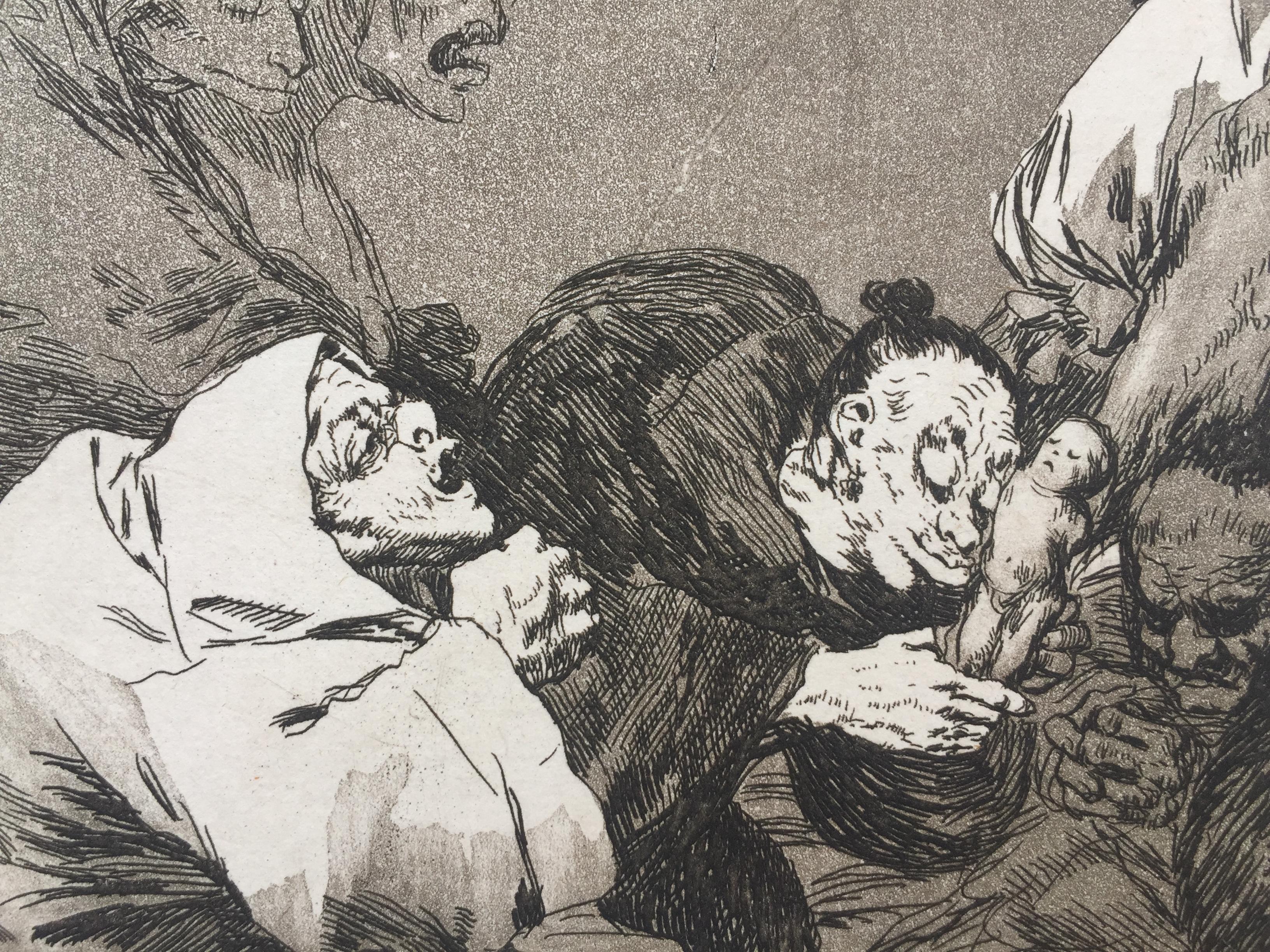 OBSEQUIO á el MAESTRO (‘A gift for the master’)  - Print by Francisco Goya