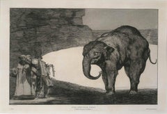 Antique Otras Leyes por El Pueblo - Original Etching by F. Goya