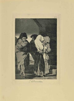 Pobrecitas - Etching by Francisco Goya - 1881