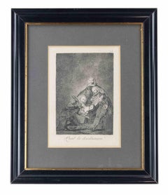 Qual la Descanonan! - Acquaforte di Francisco Goya - 1855 ca.