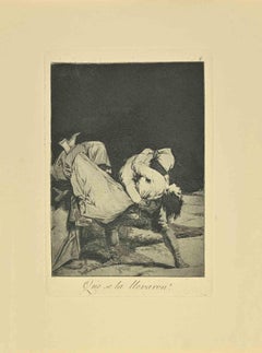Que se la llevaron ! - Eau-forte de Francisco Goya - 1881
