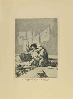 Siquebró el Cantaro - Gravure et Aquatinte de Francisco Goya - 1881