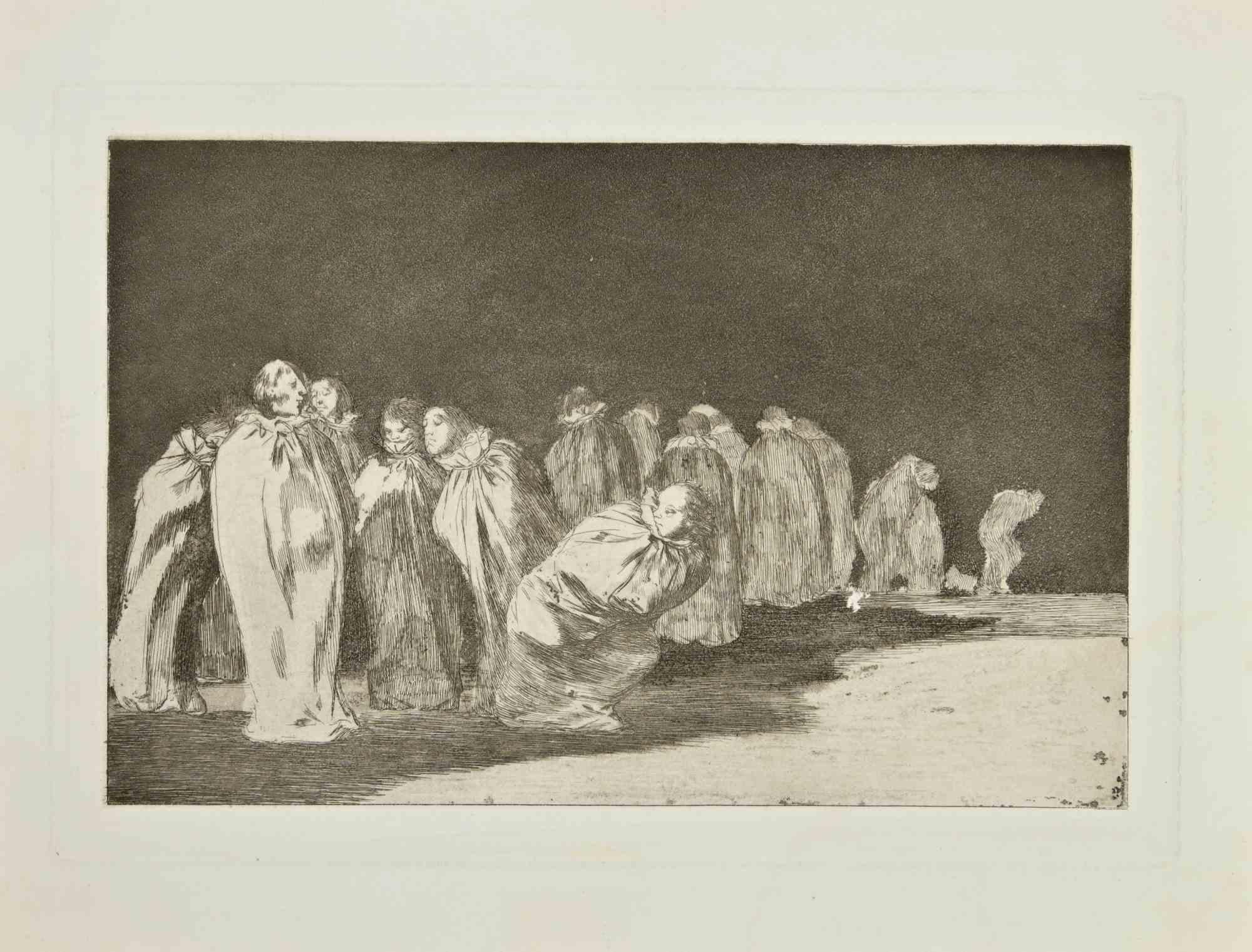 So El Sayal, Hay Al, 1904 is an artwork realized by Francisco Josè de Goya y Lucientes.

Etching and burnished aquatint.

Plate 24.3x35.3 cm

Sheet cm 31,5x40,5.

Printer: Chalcography for the Real Academia, 1904, nineth plate from Los proverbios,