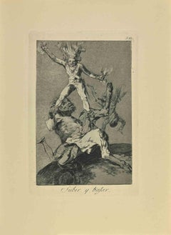 Subir y Balar - Acquaforte e acquatinta di Francisco Goya - 1881