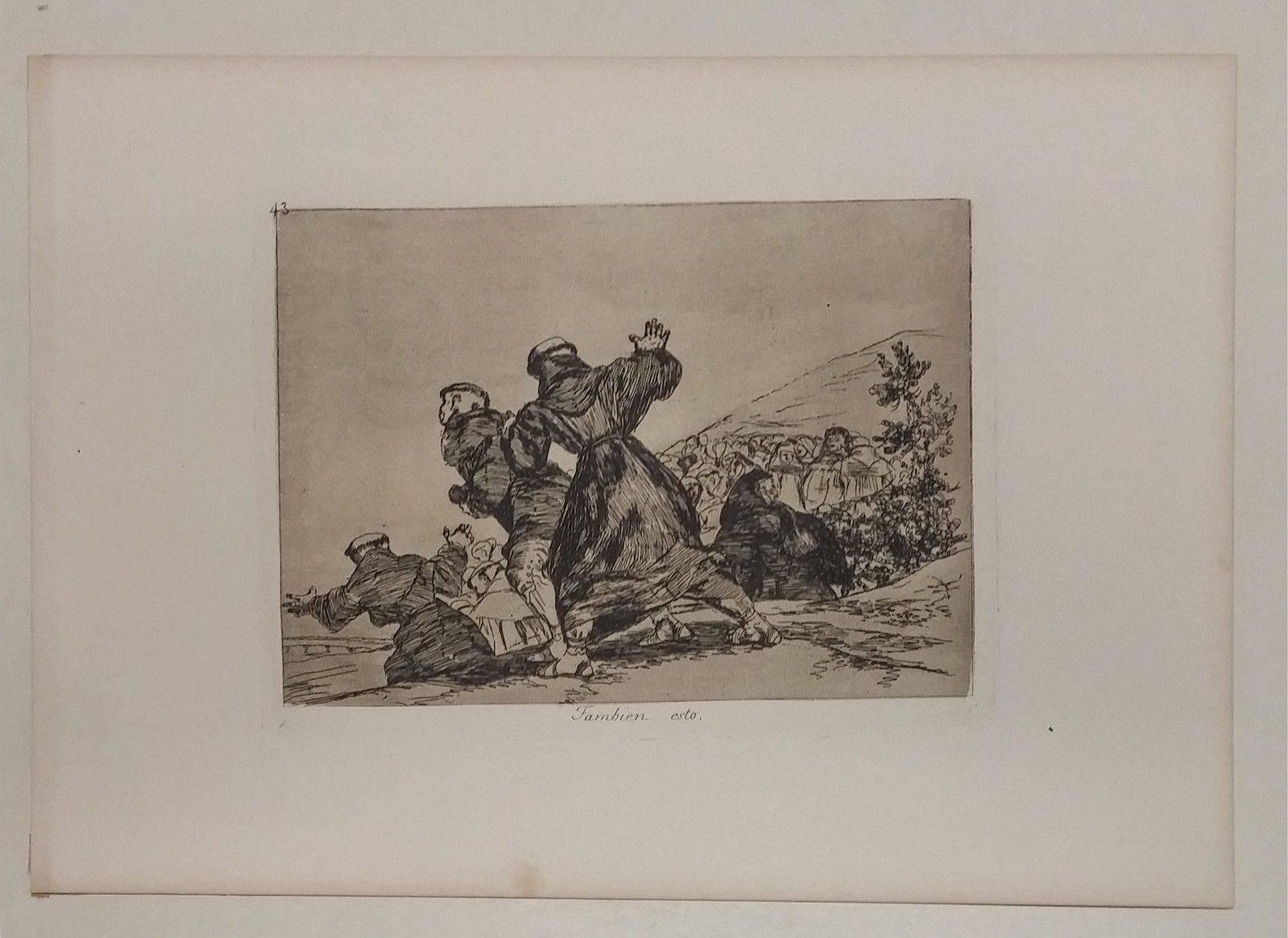 TAMBIEN ESTO - Print by Francisco Goya